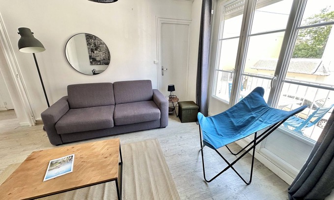Berck-sur-Mer Apartment | Appartement Lumineux - Balcon - Plage à 1 Minute à Pieds