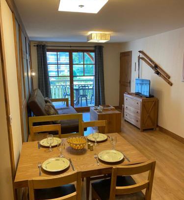 Saint-Lary-Soulan Apartment | Appartement T2+coin nuit 6 pers résidence de Cami Real au centre du village de saint Lary Soulan avec piscine intérieure+ sauna et hammam