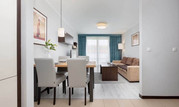 West Pomeranian Voivodeship Apartment | Aquarius 110 Kołobrzeg | Seaside Apartment | Swimming Pool & Jacuzzi | Balconies