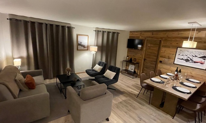 Arc-1950 Apartment | Arc 1950: Spacious ski-in ski-out apartment, 4-6 pax