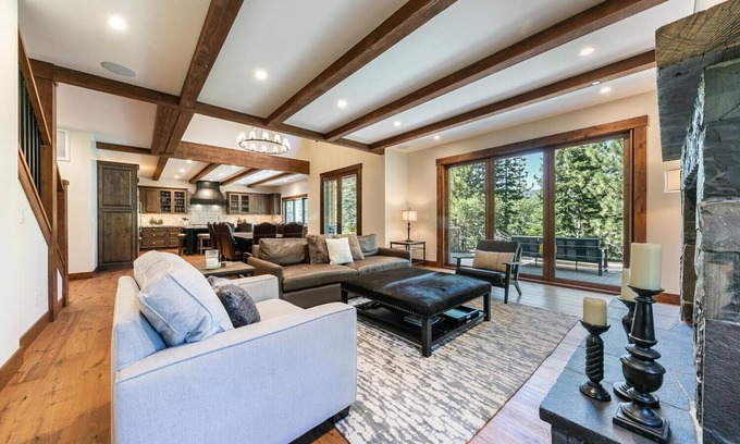 Comstock Acres House | Arcadia Manor by Tahoe Getaways - Newly Built West Shore - 5 BR w Wet Bar, EV Charger & A/C