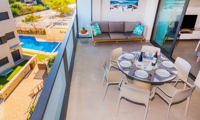 Platja de l'Arenal Apartment | Arenal Dream Penthouse I Javea Arenal Luxury with Roof Terrace & only 150m from the Beach