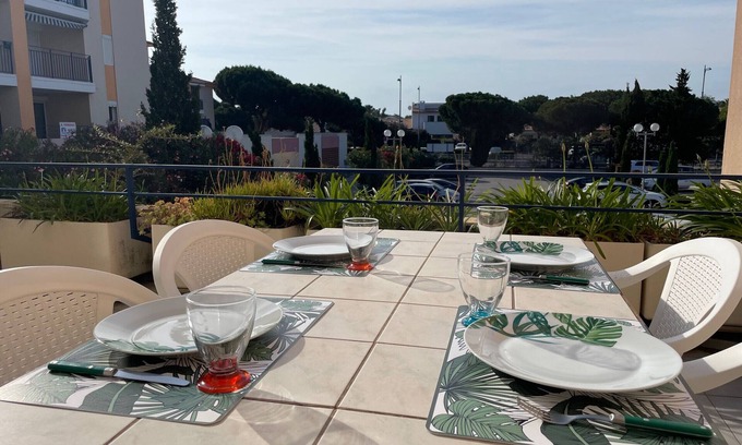 Plage d'Argeles Apartment | Argelès-sur-Mer Apartment, Sleeps 4, Large Terrace, Marina Views