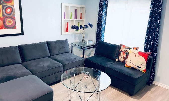 Briargate Apartment | Artsy home by Air Force Academy with office space