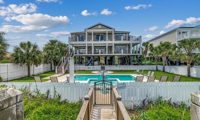 Long Bay Estates House | "Atlantis" Luxury Oceanfront w/Huge Pool & Hot Tub! by Luxury Beach Rentals