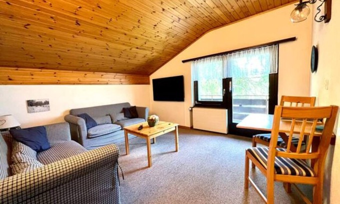 St. Niklaus Condo | Attic apartment with fantastic mountain views for 1-4 people