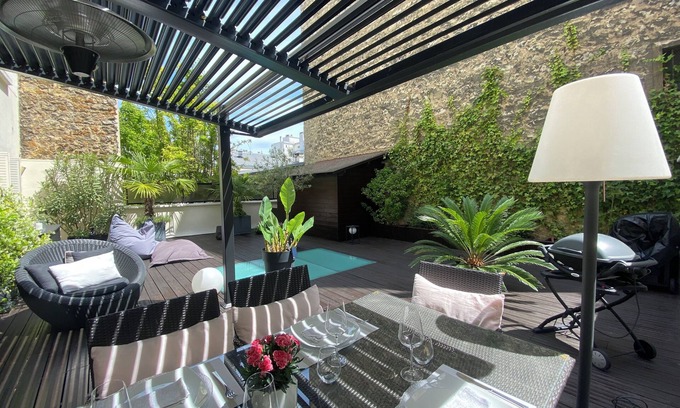 Auteuil Apartment | Atypique Appartement Lumineux et Calme Avec Magnifique Terrasse Privée de 85m2