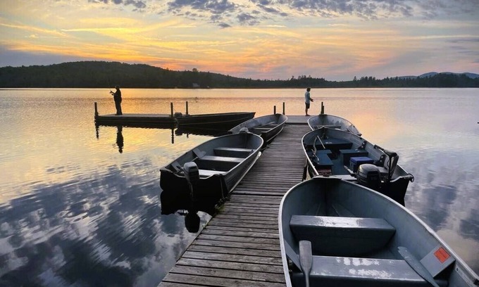 Howland Cabin | Authentic Maine Sporting Camp Cabins on 1800' of South Branch Lake Waterfront