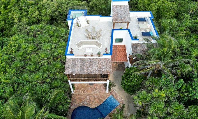 Tulsayab House | Autumns Retreats, Spectacular Roof Top Ocean View and Jungle View Villa
