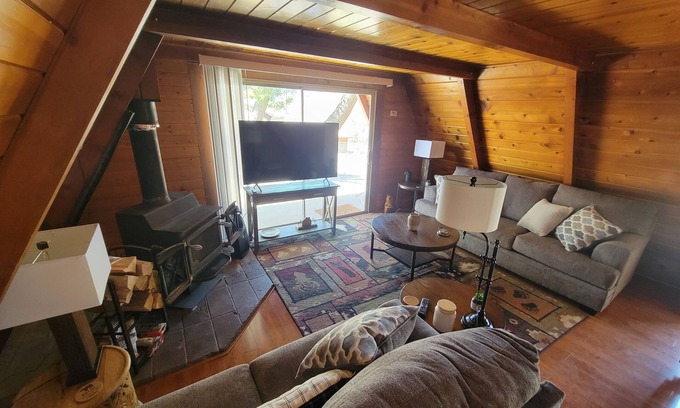 Bodfish Cabin | Awesome A-Frame Cabin with Huge Patio & Grill