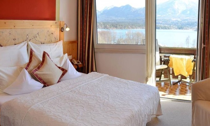 Drobollach am Faakersee House | B Double room, balcony and lake view - Biohof Naturzeit Faaker See