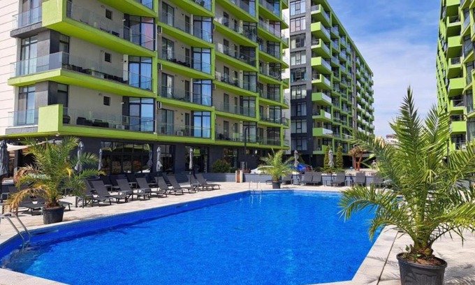 Mamaia-Sat Apartment | Baby Sea View and Pools Apartment- Mamaia Beach Resort