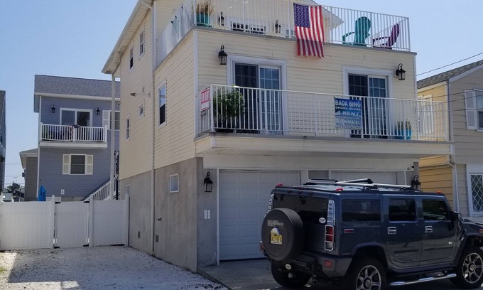 Seaside Heights House | Bada Bing Shore House LUX Family Rental - New 4BR- 2 Bath, Sleeps 11 - Sundeck