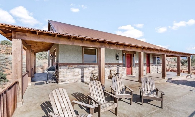 Moab South Valley House | Badlands Roost: a rustic-modern designed home