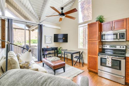 Indian Wells Apartment | Balcony and Views Pet-Friendly Indian Wells Unit
