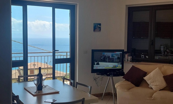 Joppolo Apartment | Balcony - SeaViews - Sleeps 8 - Authentic Italy
