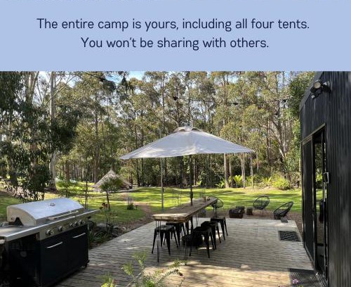 Alonnah Other | Base Glamp Bruny - Heated Tents for 8 People