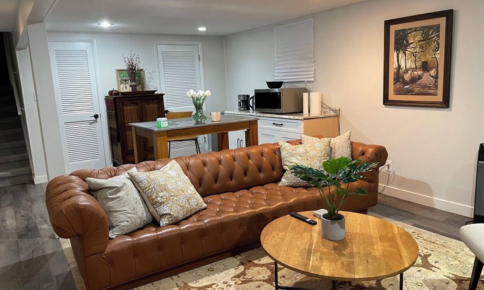 Hampden South House | Basement in private home close to DTC. Driveway parking.