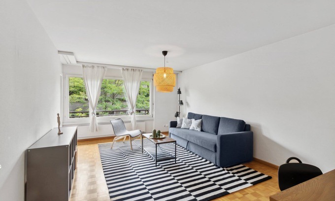 District 8 Apartment | Basic Apartment in Zurich with Full Kitchen