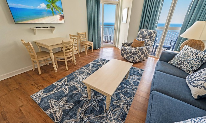 Crescent Beach Condo | Baywatch Renovated, Unobstructed Oceanfront Views!
