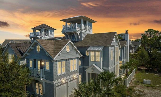 WaterSound Beach House | Beach Bear Cottage - Watersound, Gulf Views, Private Pool, Bikes, & Golf Cart