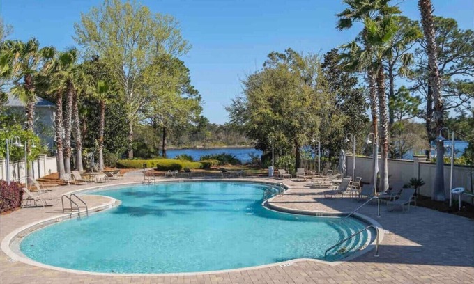 West Panama City Beach House | Beach chic scenic views pool Golf cart 2 beach 30A