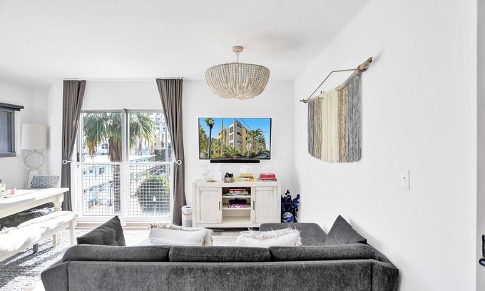 South Pointe Apartment | Beach Escape with Ocean Views and Private Parking!