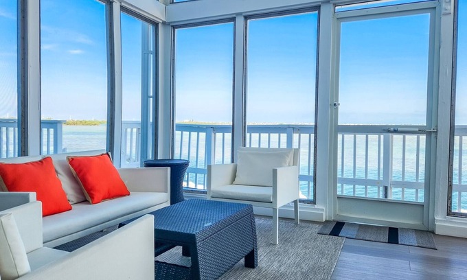 Breezeswept Beach Estates House | Beach Haven: Modern 4-Bed/2-Bath Single Family Home with Breathtaking Open Water