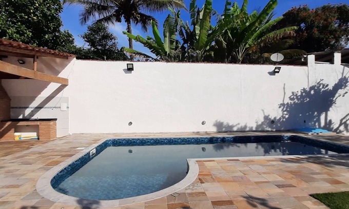 Barranco Alto House | Beach house with pool and barbecue.
