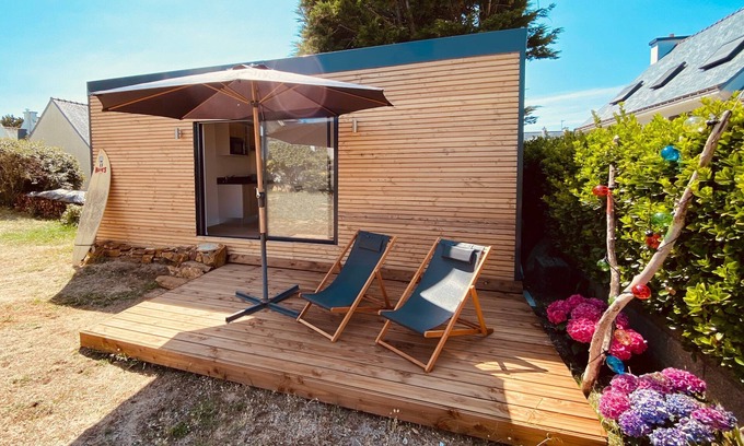Clohars-Carnoet Apartment | Beach Loft, new comfortable 20m2 studio, 50 m from the beach, Le Poudu, South Brittany