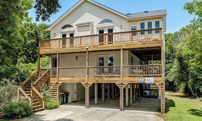 Southern Shores House | Beach Rabbit | 1200 ft to the beach | Private Pool and Hot Tub
