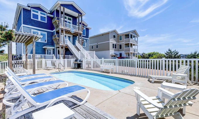 Duck House | Beach Spray | Oceanfront | Private Pool and Hot Tub