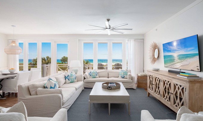 WaterSound Beach Condo | Beach Views, Gulf Front, Large Pool, 30A Watersound Gated Community