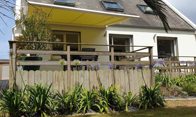 Brignogan-Plage House | Beaches at 100 M -Sauna - Leisure, Relaxation - Family oriented, Quiet, Enclosed land. 4*