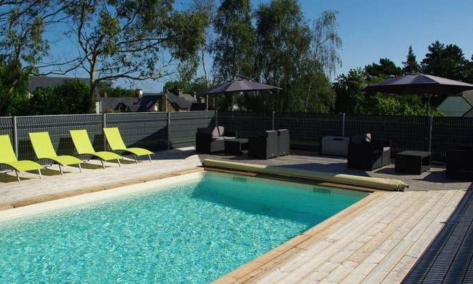 Plouha House | Beachfront cottage, heated pool, 1,5km from the beach, WIFI