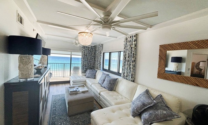 Navarre Beach Condo | 🏝️Beachfront-Gulf View-Balcony-Pool-2BR Sundunes 144