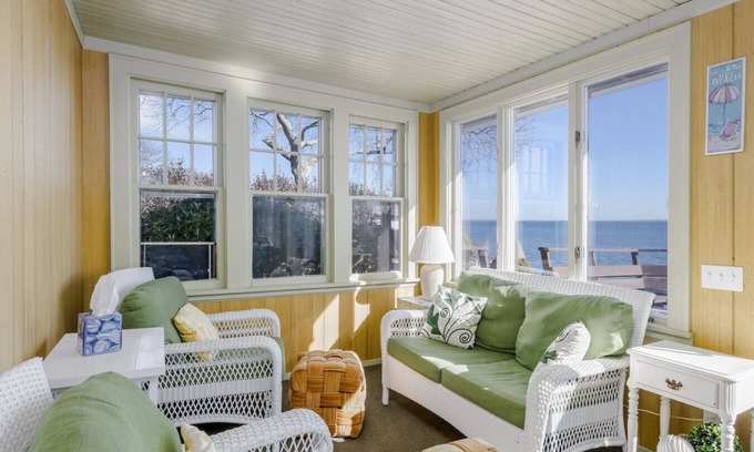 Jamesport House | Beachfront Retreat - 5BR Home with Stunning Views