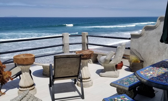 La Joya House | Beachfront Rosarito Home: 2 King Beds, Sleeps Up to 12
