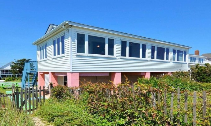 Prime Hook Beach House | Beachfront Sunrise - Waterfront house w/bay and refuge viewsnSleeps 6-8 people