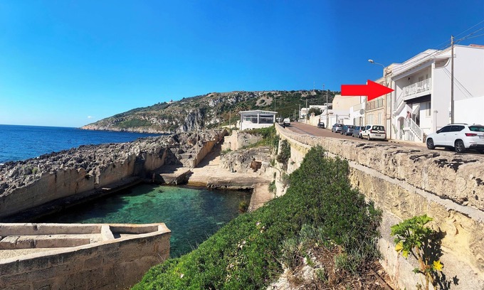 Marina Serra House | Beachfront Terrace in Puglia/natural pool