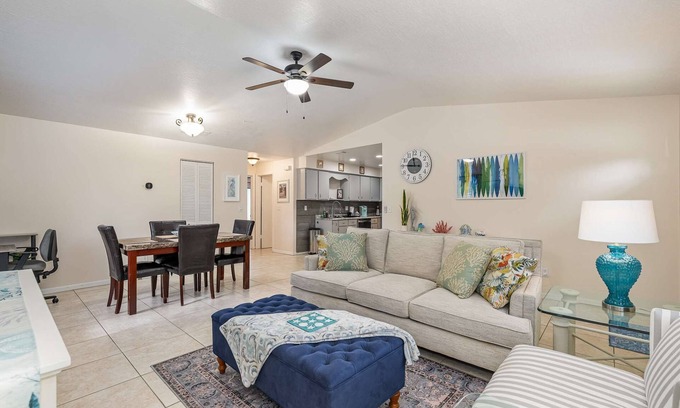 Satellite Beach House | Beachy Retreat 1 Mile to Beach