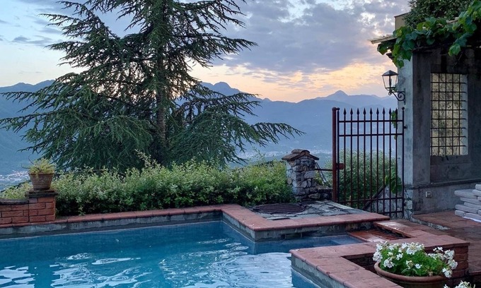 Coreglia Antelminelli Villa | Beautiful Serena, amazing view with a private heated pool,ac and outside dining