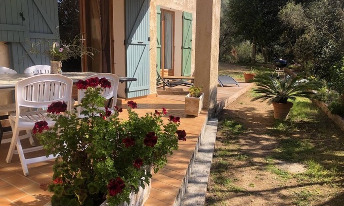 Olmeto Apartment | BEAUTIFUL APART. 80M² well equipped GROUND FLOOR VILLA with pleasant garden