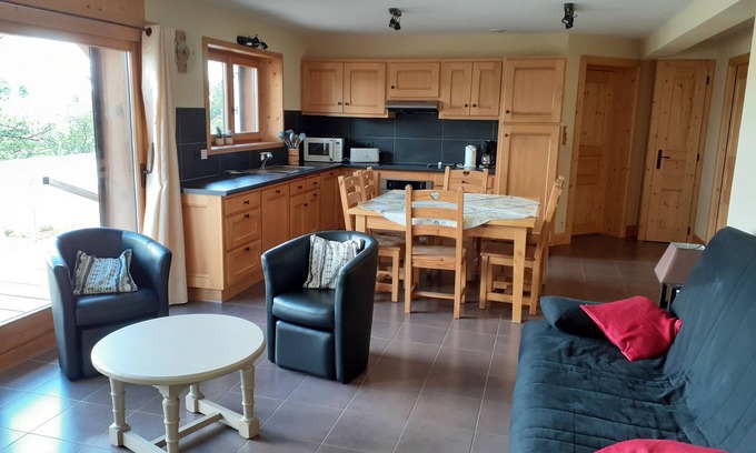 Foncine-le-Haut Apartment | Beautiful apartment on the heights of Foncine le haut, at Le Bayard