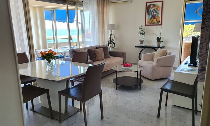 Cros-de-Cagnes Apartment | Beautiful apartment with sea view - Cros de Cagnes 06800