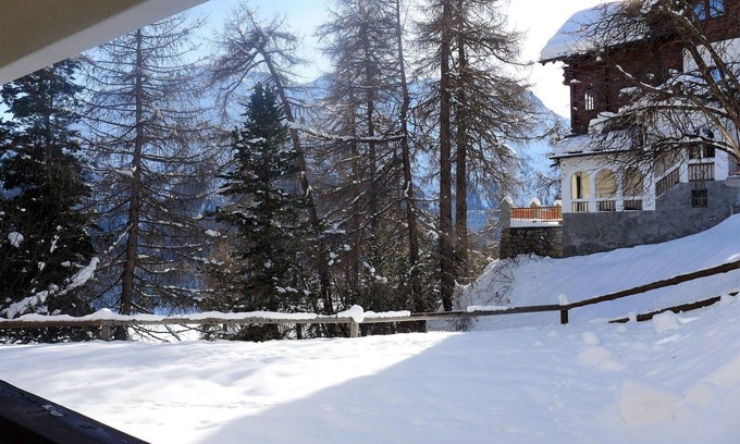 St. Moritz Apartment | Beautiful apartment for 4 people with WIFI, TV, balcony and parking