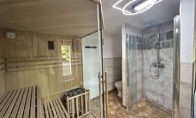 Grossschoenau Apartment | Beautiful apartment for 5 people with WIFI, hot tub, TV, patio, pets allowed and parking
