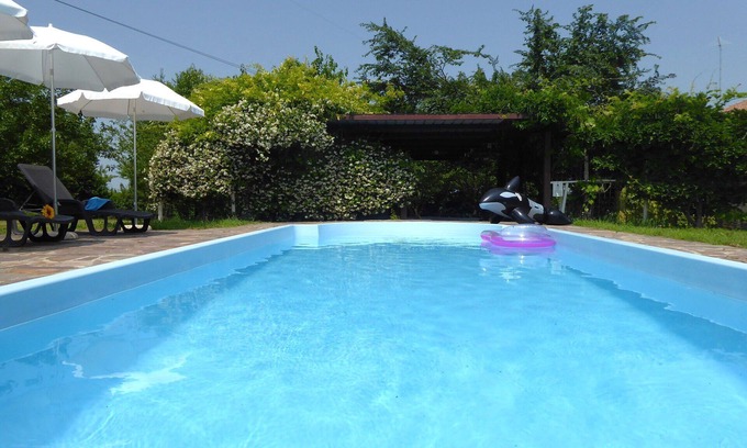 Silea House | Beautiful apartment in villa for 10 guests with WIFI, pool, A/C, terrace and parking