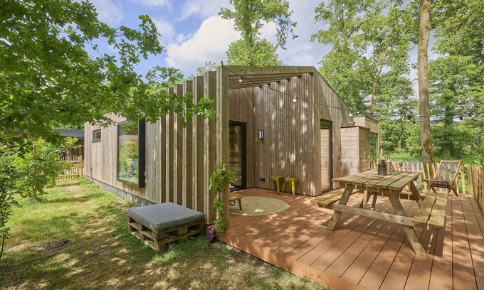 Zutendaal House | Beautiful chalet with a sauna in the woods