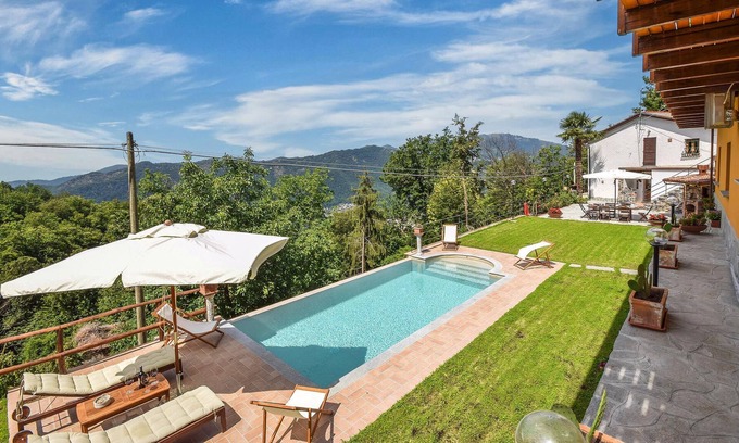 Uscio House | Beautiful, classic Italian vacation home with a magnificent view of the hilly and magnificently over